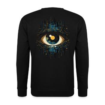 Eye Electronics - Unisex Sweatshirt - black - Back - Alina (178cm)