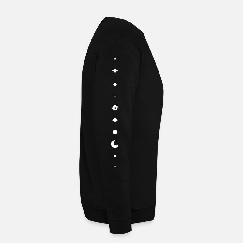 Starry Sky Ornament - Unisex Sweatshirt - black