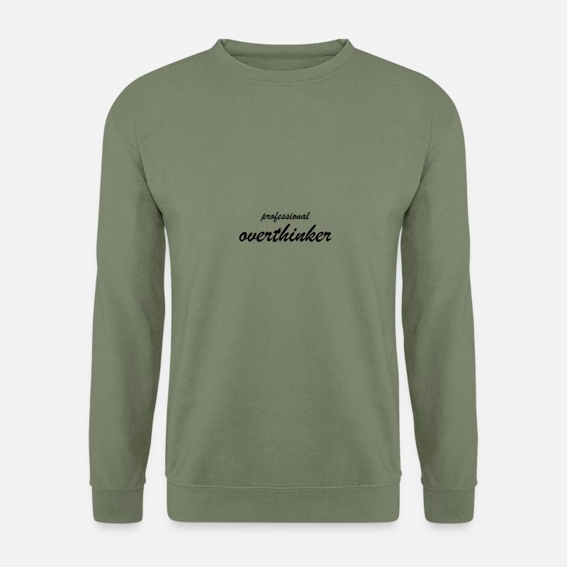 PROFESSIONAL OVERTHINKER - Unisex Sweatshirt - army green