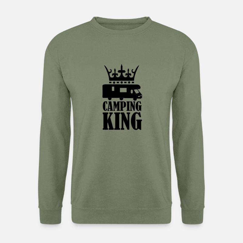 camping_king_01 - Unisex Sweatshirt - army green