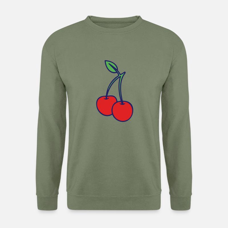 Kirschen - Unisex Pullover - Armeegrün