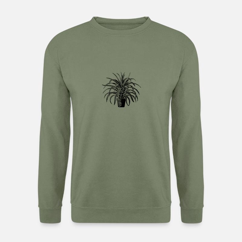 Zimmerpflanze - Unisex Pullover - Armeegrün