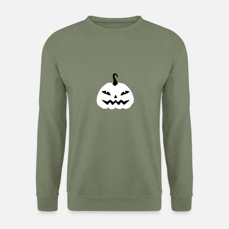 Halloween-Kürbis - Unisex Pullover - Armeegrün