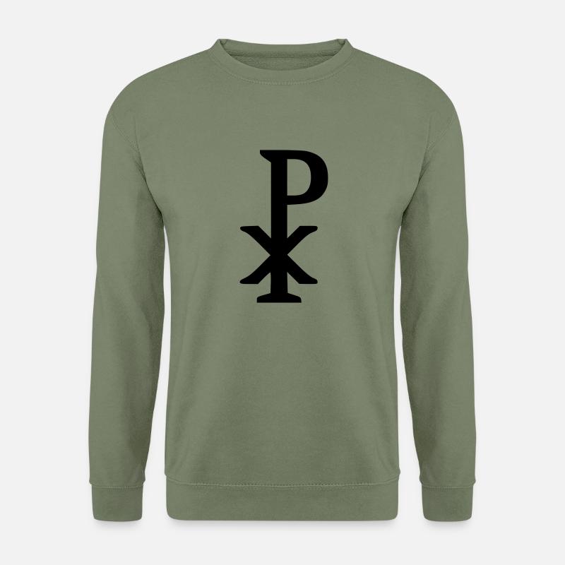 Christusmonogramm - Jesus - Unisex Pullover - Armeegrün