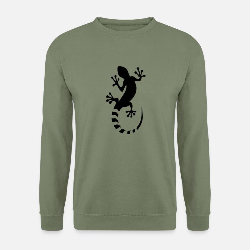 echse - lizard - Unisex Sweatshirt - army green