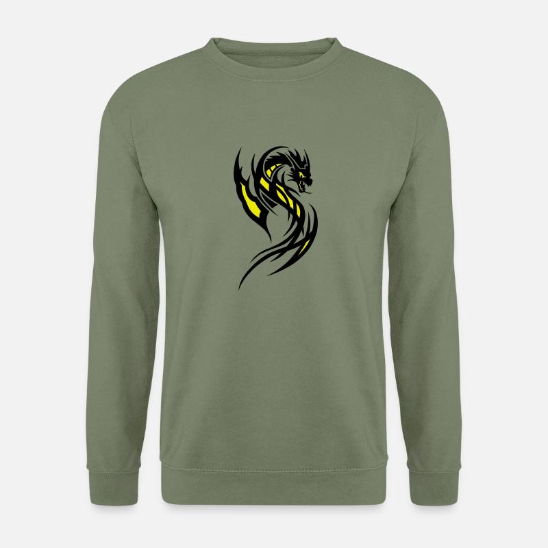 Drache - Unisex Pullover - Armeegrün