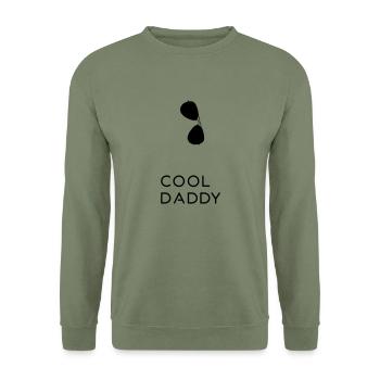 Cool Daddy - father and son Shirts - Unisex Sweatshirt - army green - Front - Alina (178cm) & Michal (187cm)