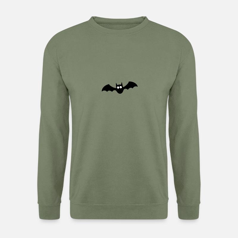 Fledermaus, Bat, Halloween, Vampir - Unisex Pullover - Armeegrün