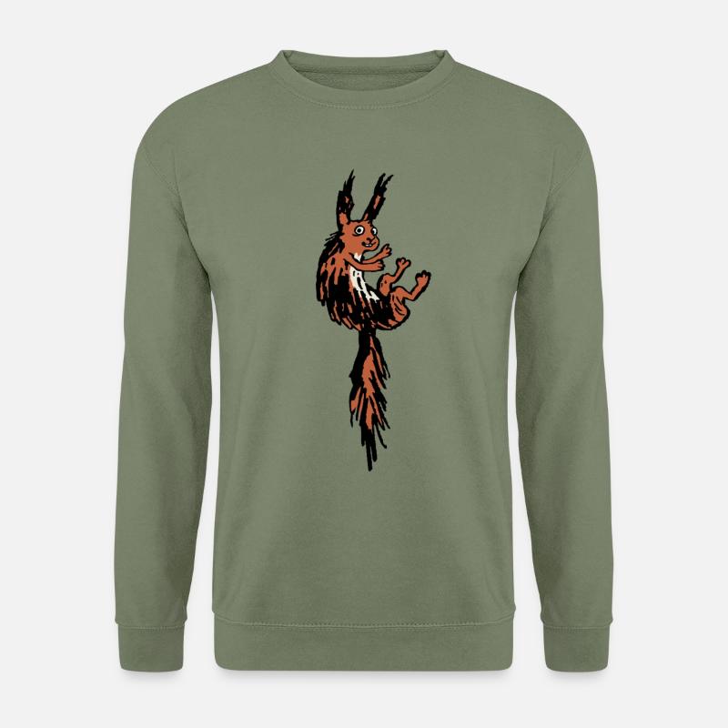 Squirrel - Unisex Sweatshirt - army green