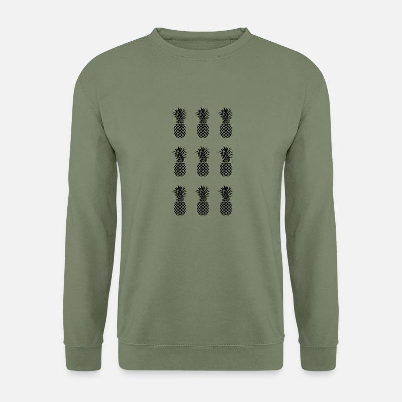 AD Pineapple Pattern Mono - Unisex Sweatshirt - army green
