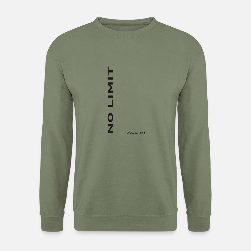 no_limit Poker - Unisex Pullover - Armeegrün