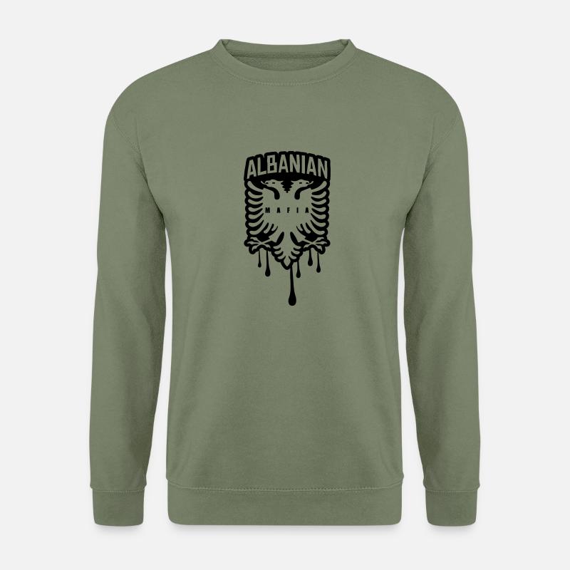 albanian mafia - Unisex Sweatshirt - army green