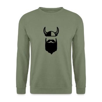viking - Sweat-shirt Unisexe - vert militaire - Devant - Alina (178cm) & Michal (187cm)
