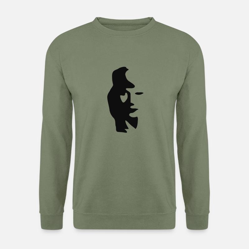 Saxophon Frau - Unisex Pullover - Armeegrün