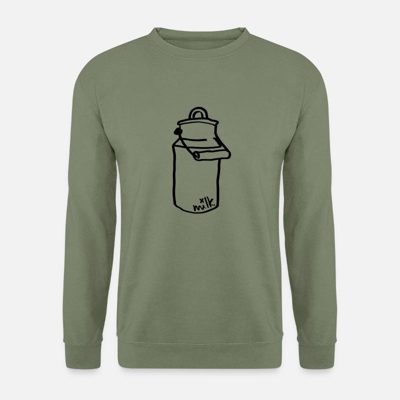 milkkanne - Unisex Pullover - Armeegrün
