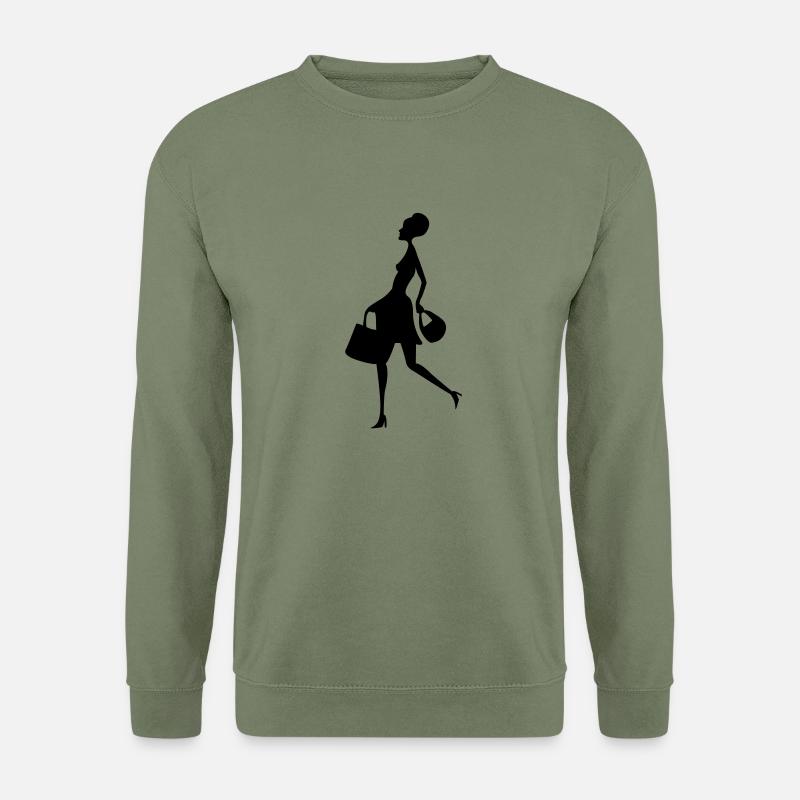 shopping - Unisex Pullover - Armeegrün