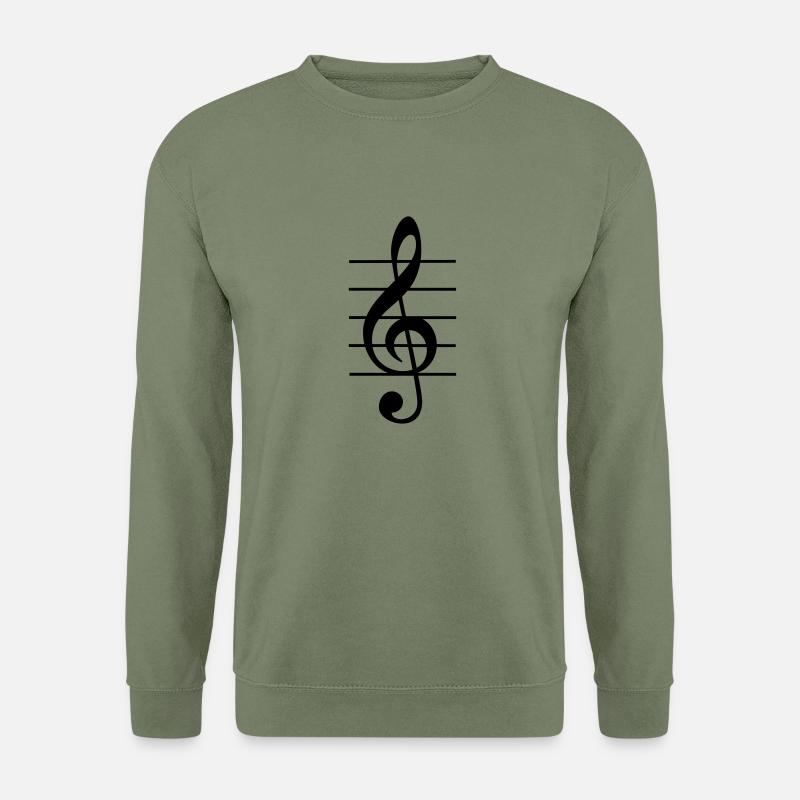 treble clef - Unisex Sweatshirt - army green