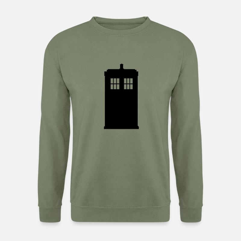 Police box - Unisex Pullover - Armeegrün