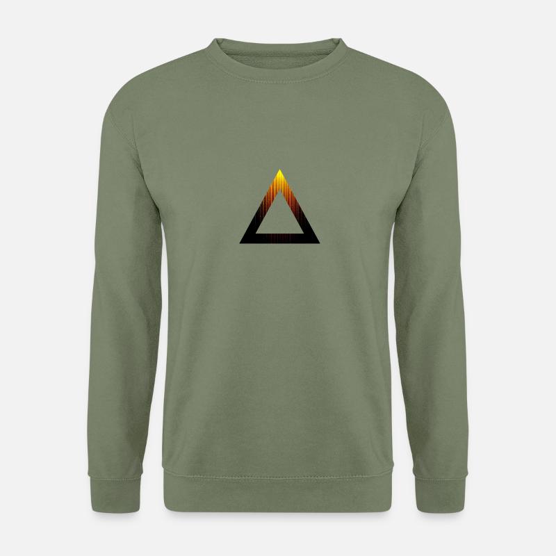 Abstract Triangle - Unisex Sweatshirt - army green