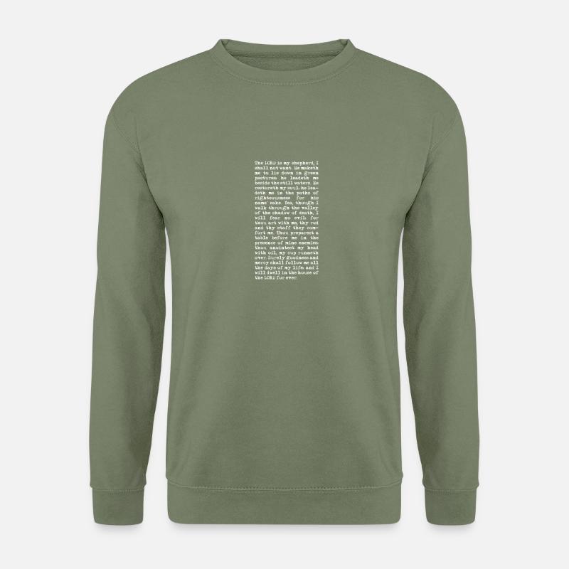 king d 23b w - Unisex Pullover - Armeegrün