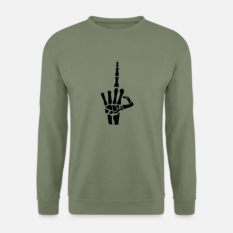 Stinkefinger - Unisex Pullover - Armeegrün