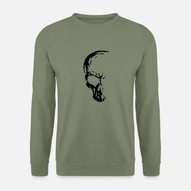 skull - Unisex Sweatshirt - army green
