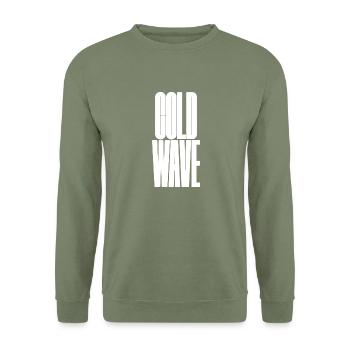 Kältewelle - Unisex Pullover - Armeegrün - Vorne - Alina (178cm) & Michal (187cm)
