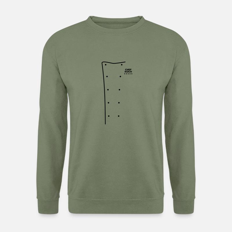 Kochjacke - Unisex Pullover - Armeegrün
