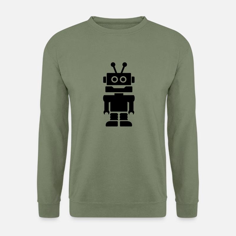 Roboter - Unisex Pullover - Armeegrün