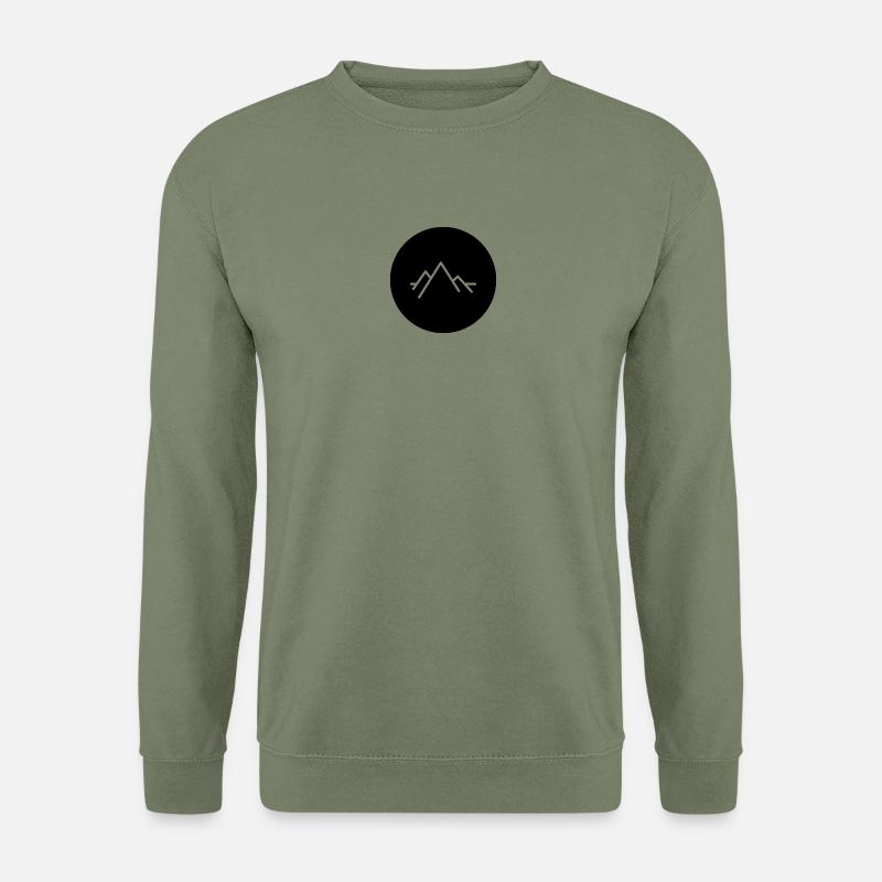 Berge Wandern Mountain - Unisex Pullover - Armeegrün