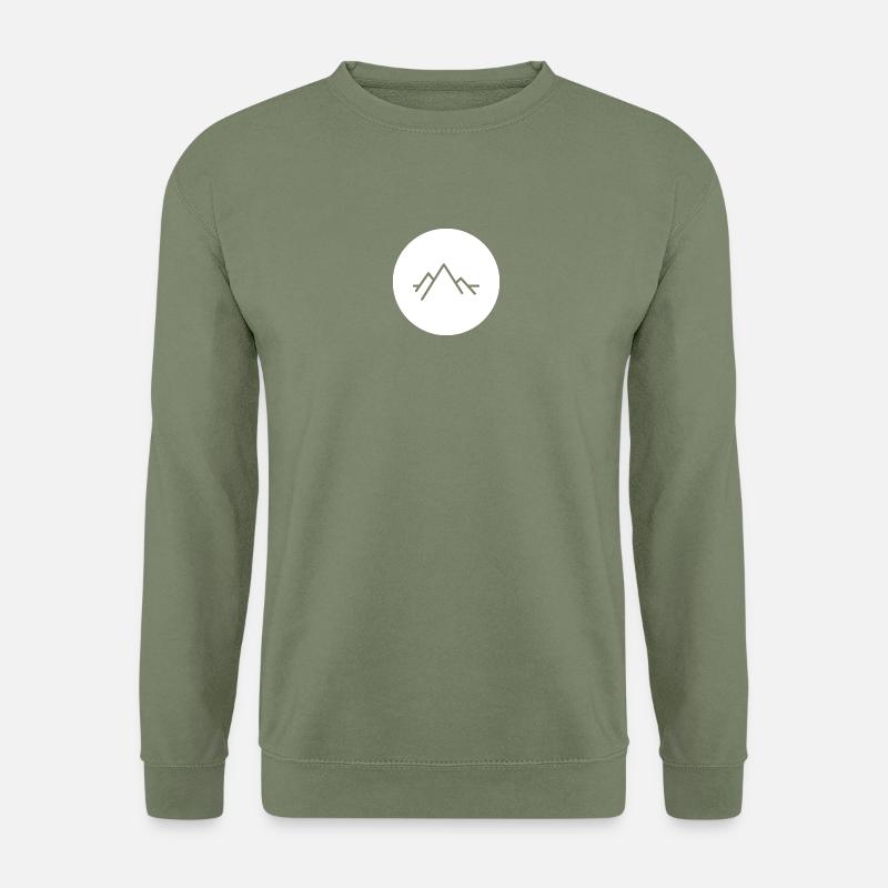 Berge Wandern Mountain - Unisex Pullover - Armeegrün