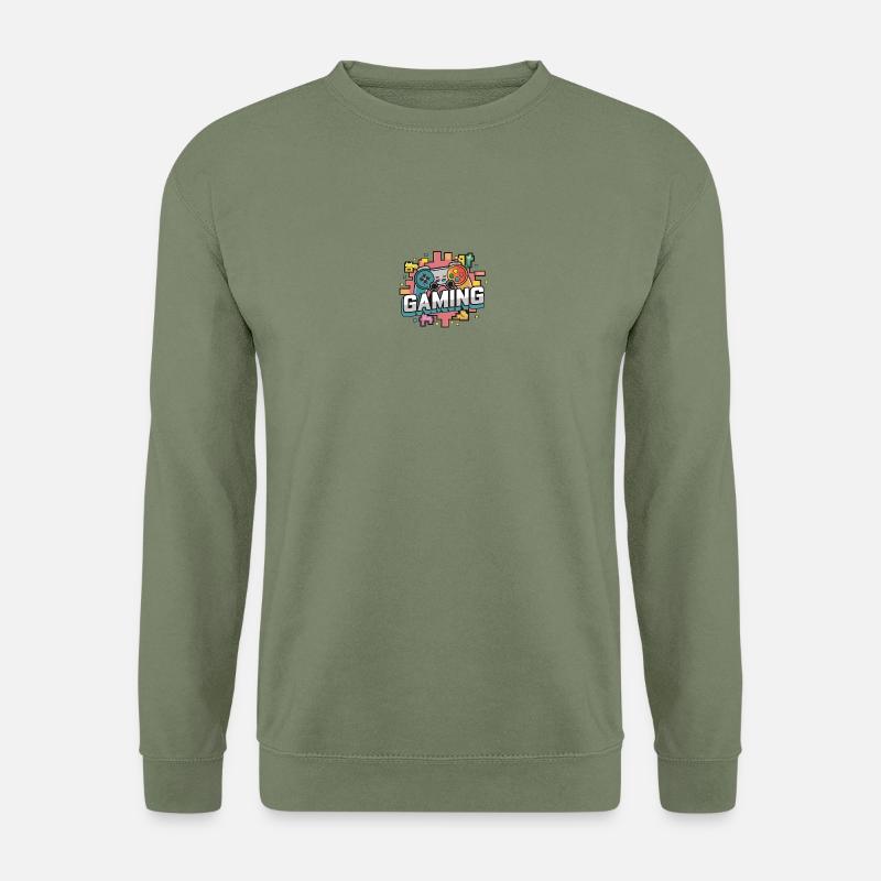 Gaming - Controller - Unisex Pullover - Armeegrün