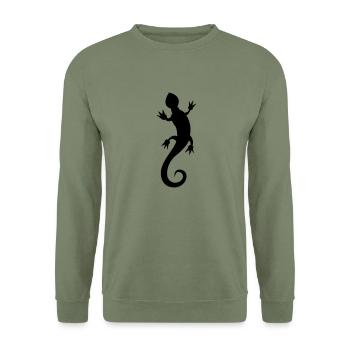 salamander - Unisex Pullover - Armeegrün - Vorne - Alina (178cm) & Michal (187cm)