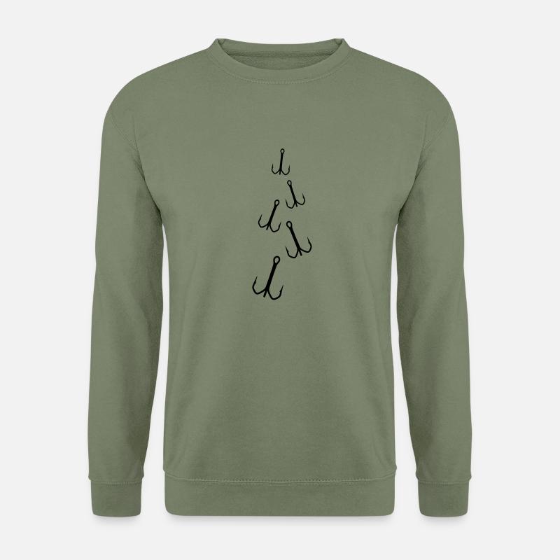 angel_haekchen_f1 - Unisex Pullover - Armeegrün