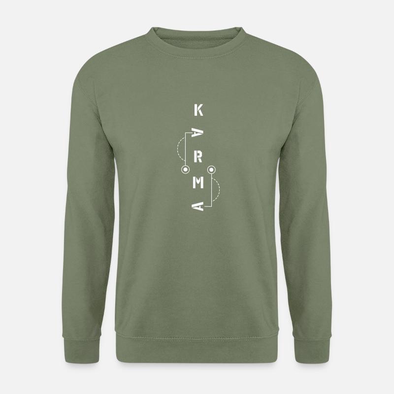 Karma - Unisex Pullover - Armeegrün