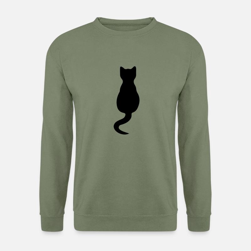 Chat - Sweat-shirt Unisexe - vert militaire