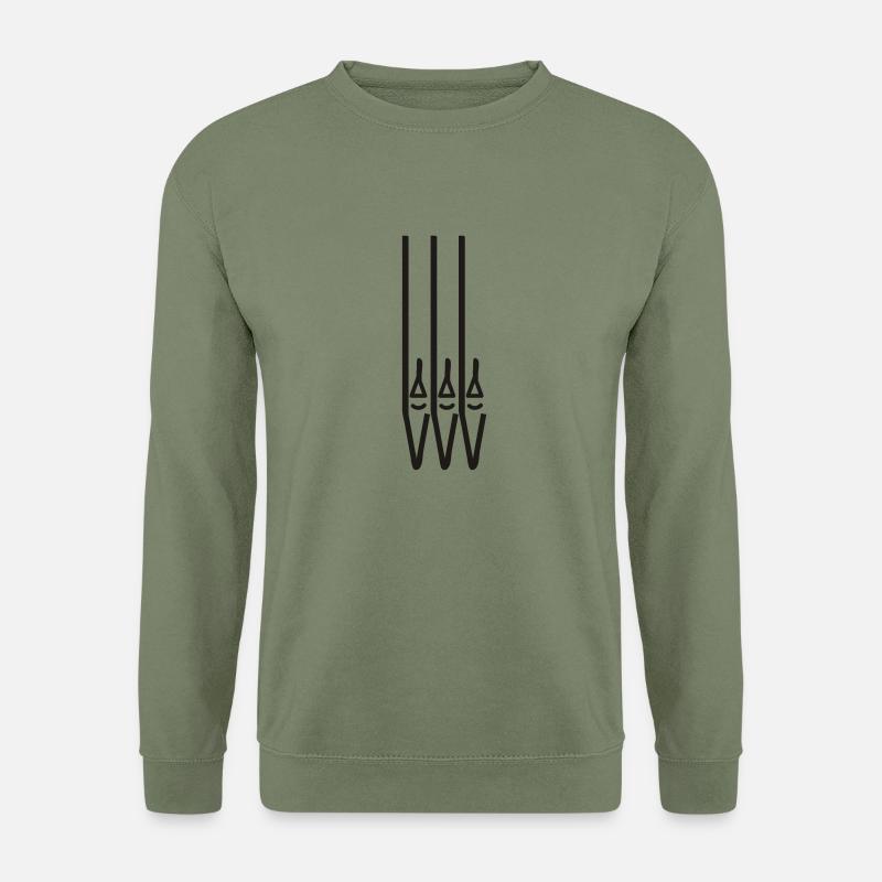 Orgel Pfeifen - Unisex Pullover - Armeegrün
