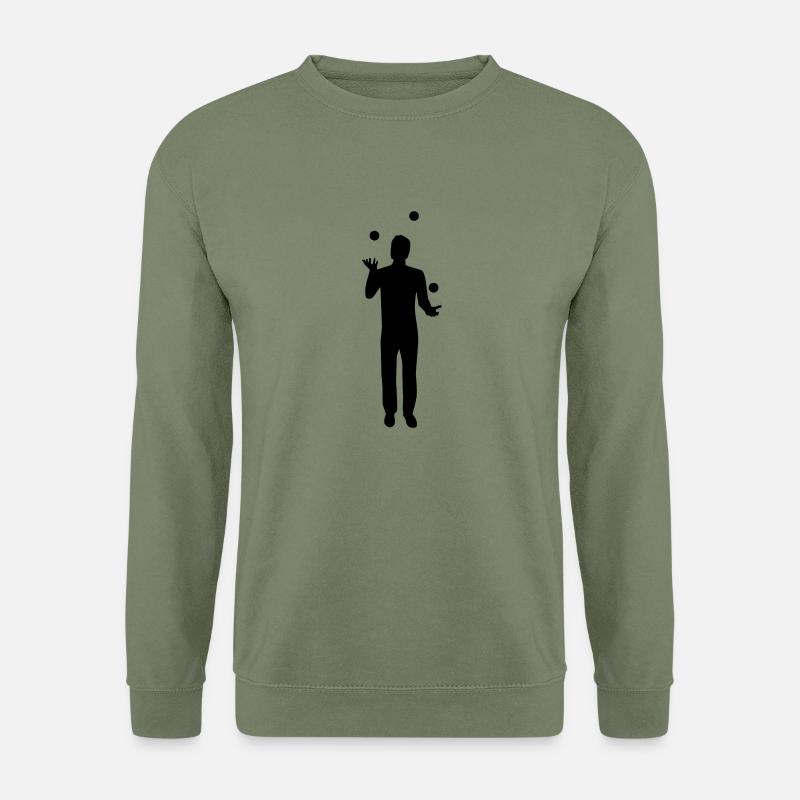 Jonglieren - Unisex Pullover - Armeegrün