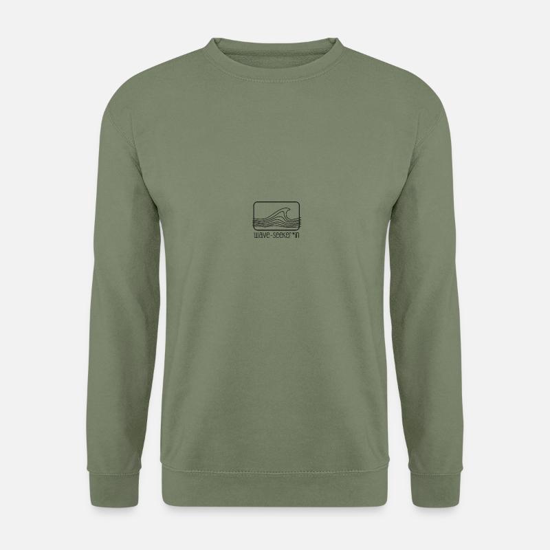 stylish surf fashion - Unisex Pullover - Armeegrün