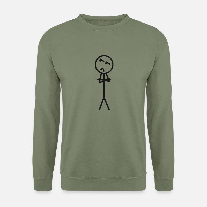 Pöh! by Seli - Unisex Pullover - Armeegrün
