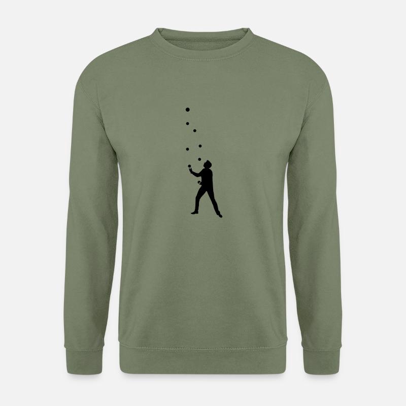 Jonglieren - Unisex Pullover - Armeegrün