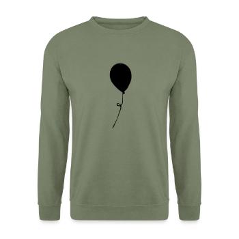 balloon - Unisex Pullover - Armeegrün - Vorne - Alina (178cm) & Michal (187cm)