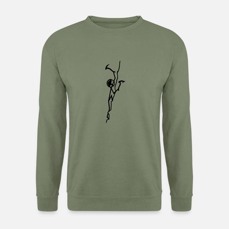 Eisklettern - Unisex Pullover - Armeegrün