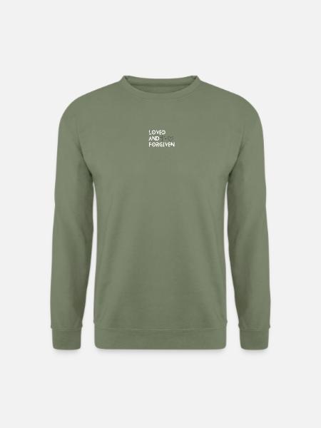 Loved and forgiven - Unisex Sweatshirt - army green