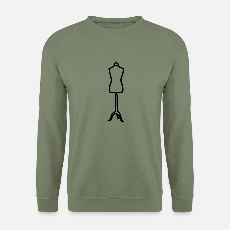 Schneiderpuppe - Unisex Pullover - Armeegrün