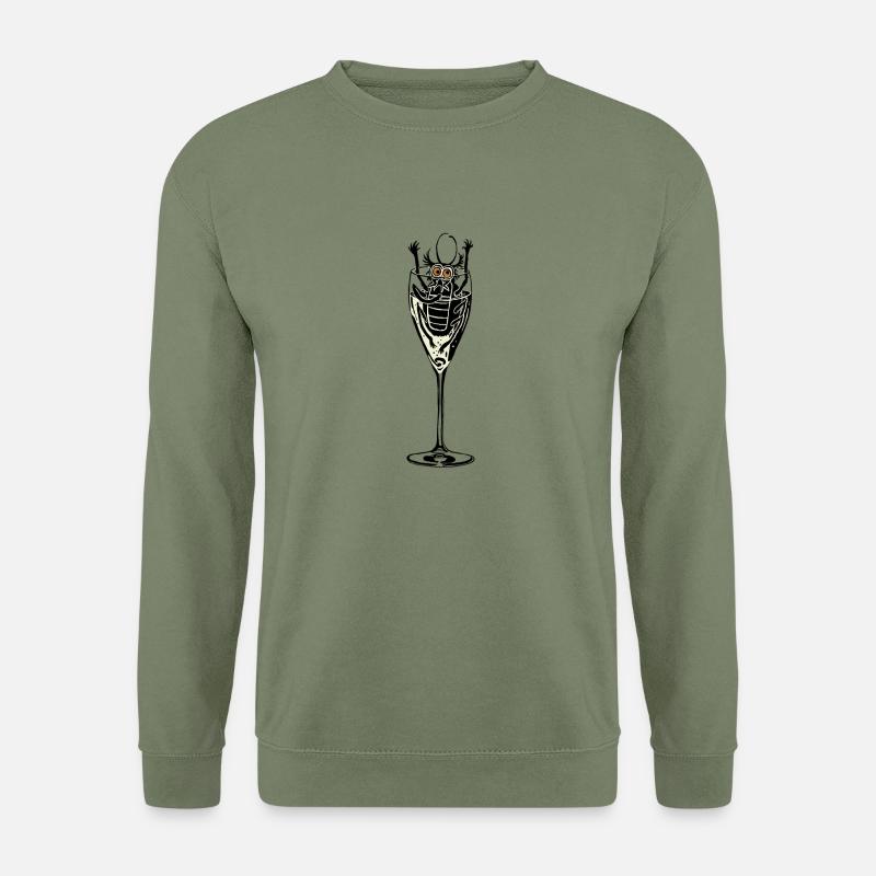 insekt in sekt - Unisex Pullover - Armeegrün