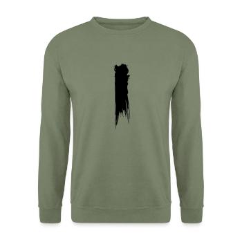 Couleur coloration blot party 1c - Sweat-shirt Unisexe - vert militaire - Devant - Alina (178cm) & Michal (187cm)