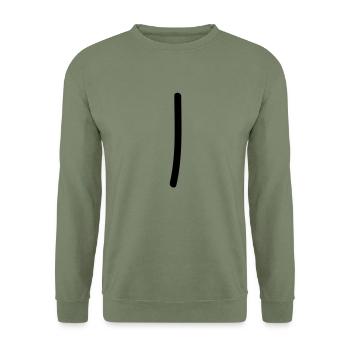 tage_zaehlen_1 - Unisex Pullover - Armeegrün - Vorne - Alina (178cm) & Michal (187cm)