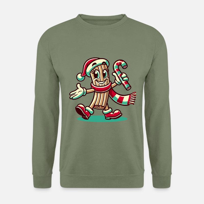 Weihnachtlicher Zimt - Unisex Pullover - Armeegrün