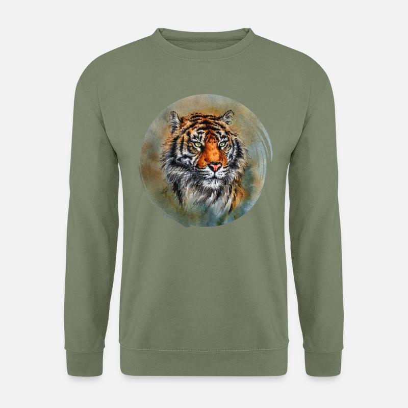 Tiger - Unisex Sweatshirt - army green